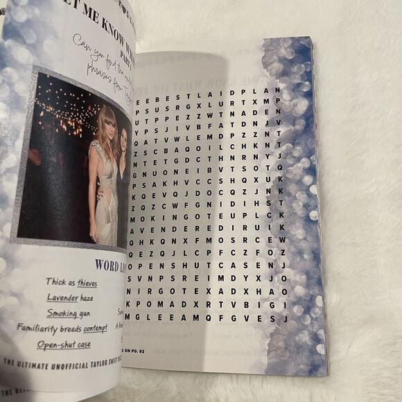 TAYLOR SWIFT PUZZLE BOOK mini magazine New 2024 - Picture 7 of 7
